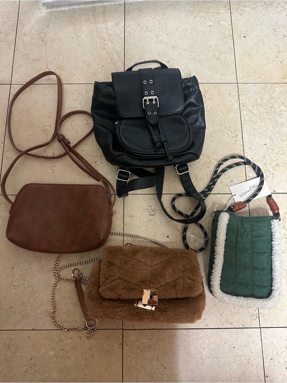 Bundle of 4 Purses / Bags / Backpacks: A New Day Universal Threads Wild Fable